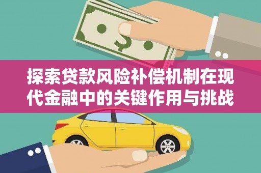 昌都探索贷款风险补偿机制在现代金融中的关键作用与挑战