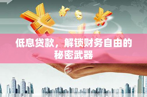 昌都低息贷款，解锁财务自由的秘密武器
