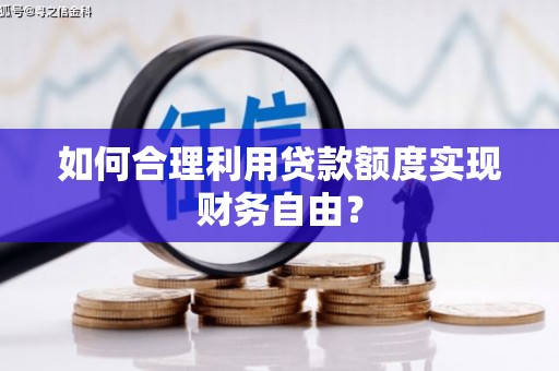 昌都如何合理利用贷款额度实现财务自由？
