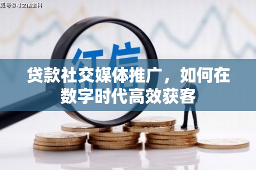 昌都贷款社交媒体推广，如何在数字时代高效获客