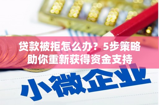 昌都贷款被拒怎么办？5步策略助你重新获得资金支持