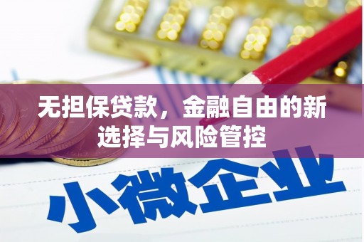 昌都无担保贷款，金融自由的新选择与风险管控