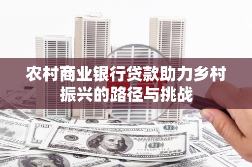 昌都农村商业银行贷款助力乡村振兴的路径与挑战