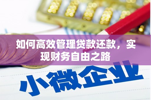 昌都如何高效管理贷款还款，实现财务自由之路