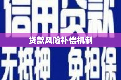 昌都贷款风险补偿机制
