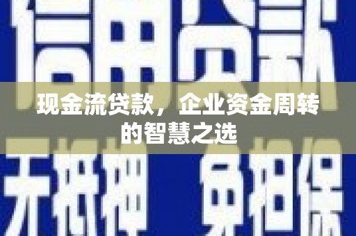 昌都现金流贷款，企业资金周转的智慧之选