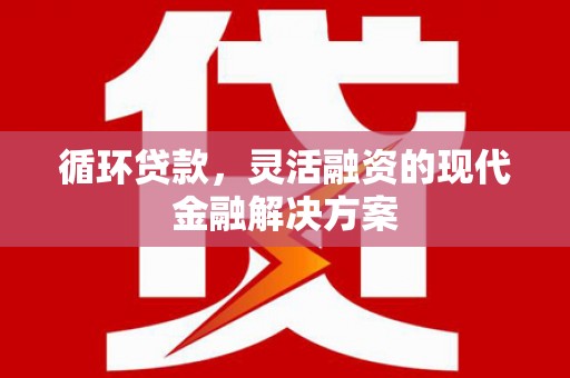 昌都循环贷款，灵活融资的现代金融解决方案