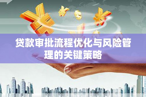 昌都贷款审批流程优化与风险管理的关键策略