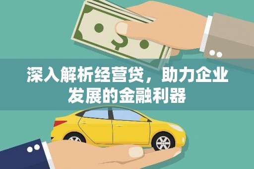 昌都深入解析经营贷，助力企业发展的金融利器