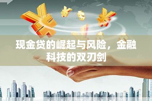 昌都现金贷的崛起与风险，金融科技的双刃剑