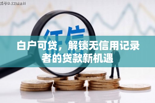 昌都白户可贷，解锁无信用记录者的贷款新机遇