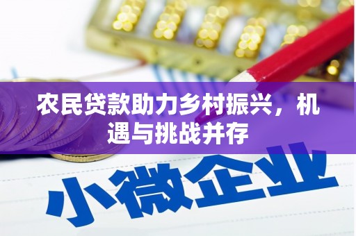 昌都农民贷款助力乡村振兴，机遇与挑战并存