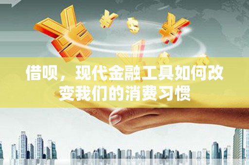 昌都借呗，现代金融工具如何改变我们的消费习惯