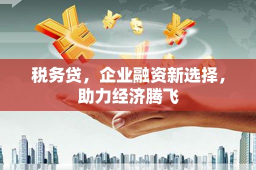 昌都税务贷，企业融资新选择，助力经济腾飞