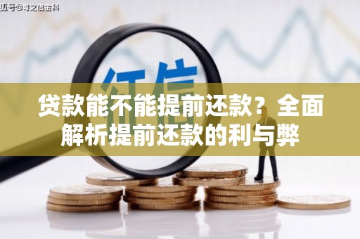 昌都贷款能不能提前还款？全面解析提前还款的利与弊