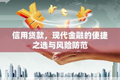 昌都信用贷款，现代金融的便捷之选与风险防范