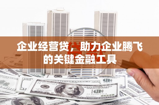 昌都企业经营贷，助力企业腾飞的关键金融工具