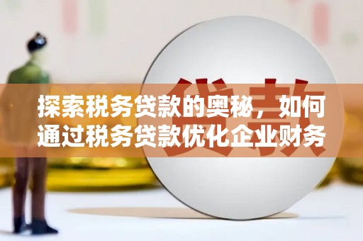 昌都探索税务贷款的奥秘，如何通过税务贷款优化企业财务