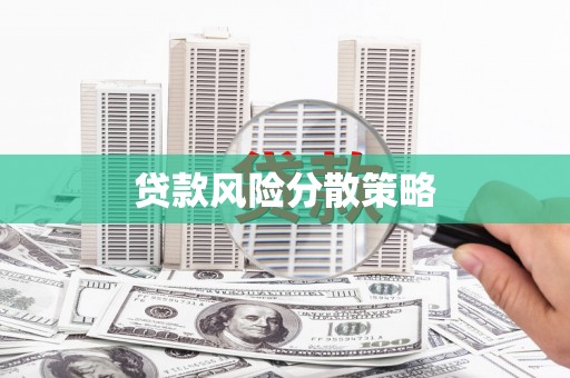 昌都贷款风险分散策略