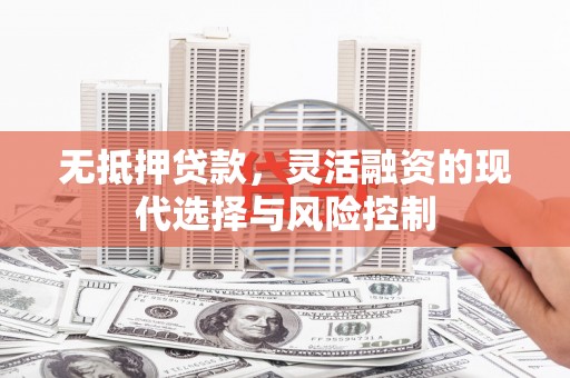 昌都无抵押贷款，灵活融资的现代选择与风险控制