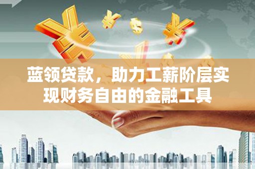 昌都蓝领贷款，助力工薪阶层实现财务自由的金融工具
