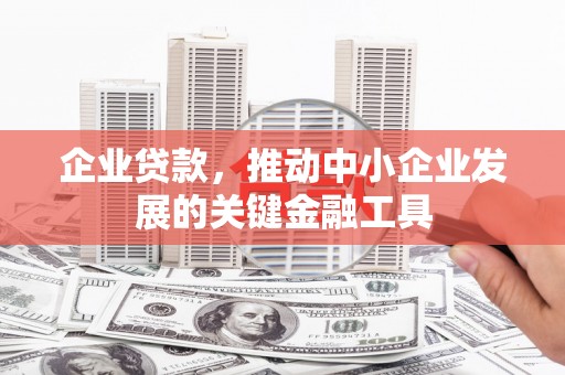 昌都企业贷款，推动中小企业发展的关键金融工具