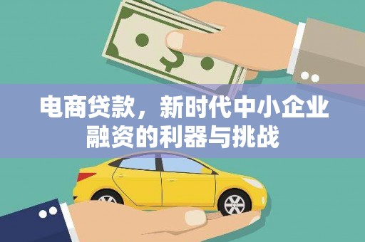 昌都电商贷款，新时代中小企业融资的利器与挑战