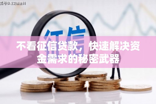 昌都不看征信贷款，快速解决资金需求的秘密武器