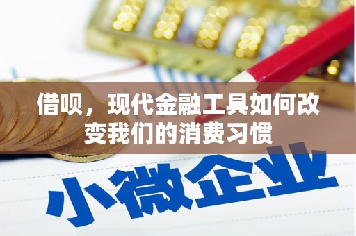 昌都借呗，现代金融工具如何改变我们的消费习惯