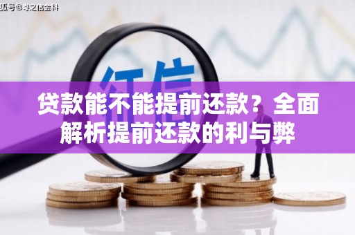 昌都贷款能不能提前还款？全面解析提前还款的利与弊