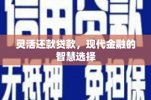 昌都灵活还款贷款，现代金融的智慧选择