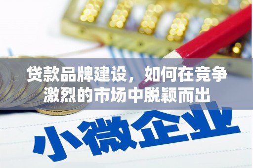 昌都贷款品牌建设，如何在竞争激烈的市场中脱颖而出