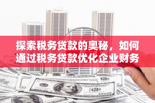 昌都探索税务贷款的奥秘，如何通过税务贷款优化企业财务