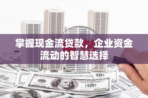 昌都掌握现金流贷款，企业资金流动的智慧选择