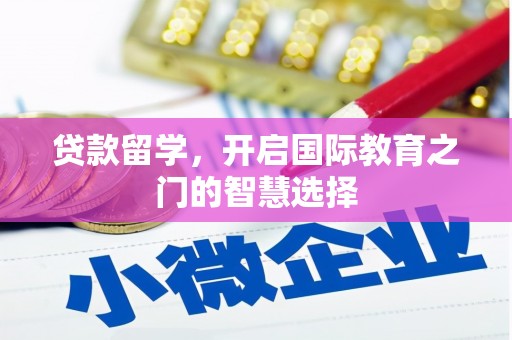 昌都贷款留学，开启国际教育之门的智慧选择