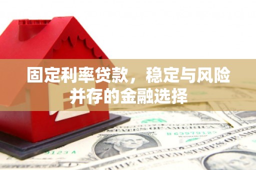 昌都固定利率贷款，稳定与风险并存的金融选择