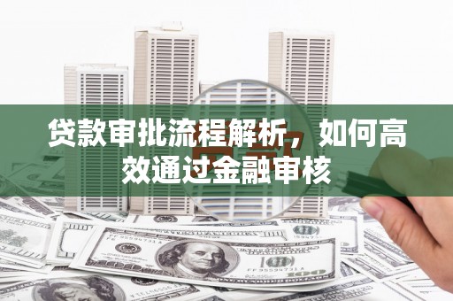 昌都贷款审批流程解析，如何高效通过金融审核