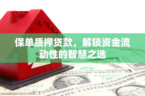 昌都保单质押贷款，解锁资金流动性的智慧之选