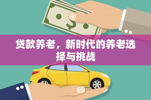 昌都贷款养老，新时代的养老选择与挑战