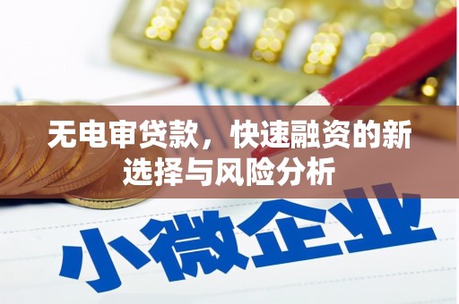 昌都无电审贷款，快速融资的新选择与风险分析