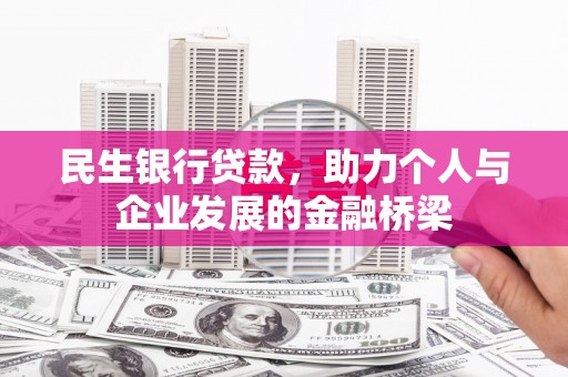 昌都民生银行贷款，助力个人与企业发展的金融桥梁