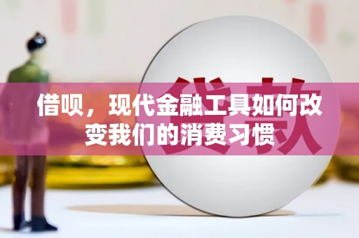 昌都借呗，现代金融工具如何改变我们的消费习惯