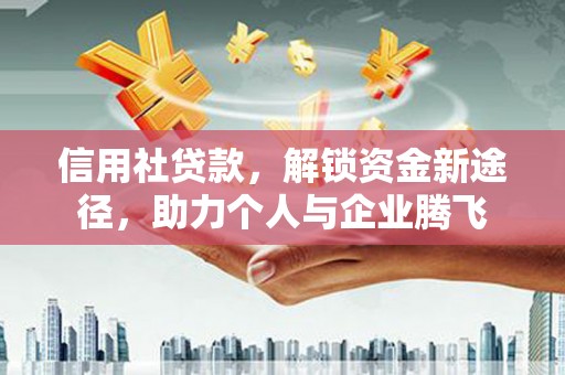 昌都信用社贷款，解锁资金新途径，助力个人与企业腾飞