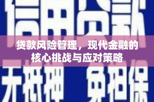 昌都贷款风险管理，现代金融的核心挑战与应对策略