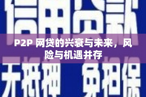 昌都P2P 网贷的兴衰与未来，风险与机遇并存