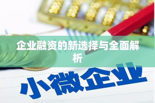 昌都企业融资的新选择与全面解析
